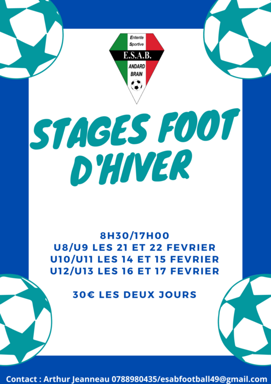 Stages d'hiver