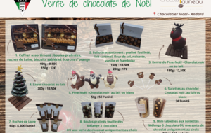 Livraison chocolats de Noël