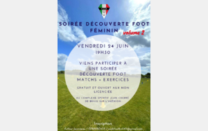 Soirée découverte foot féminin