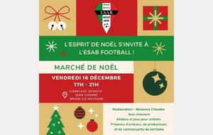 🎅 L'esprit de Noël s'invite à ESAB football 🎅 