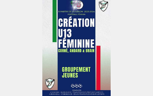 Création U13 Féminines