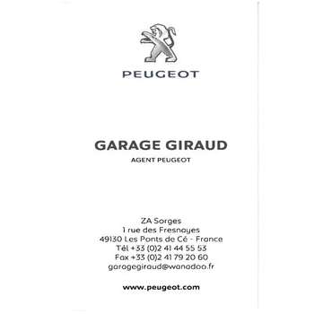 Garage Peugeot 