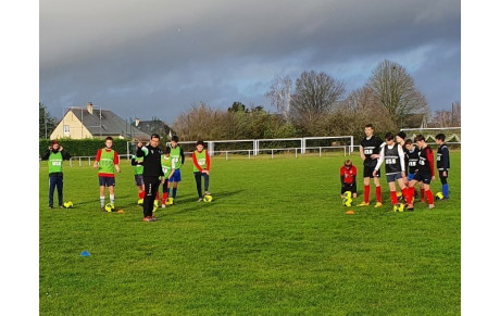 U15 : Dernier Entrainement de l'année 2020