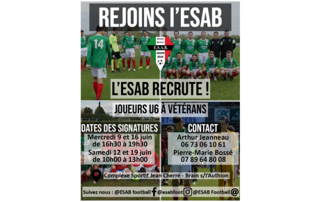 L'ESAB recrute 
