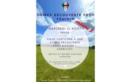 Soirée découverte féminin Volume 3 